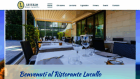 What Ristorantelucullo.com website looked like in 2019 (4 years ago)