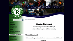 What Reignier.school.nz website looked like in 2019 (4 years ago)