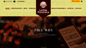 What Restaurantepururuca.com.br website looked like in 2019 (4 years ago)