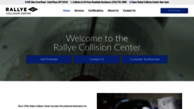 What Rallyecollisioncenter.com website looked like in 2019 (4 years ago)