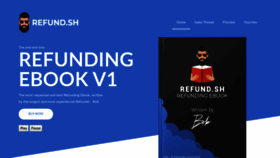 What Refund.sh website looked like in 2019 (4 years ago)