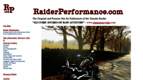 What Raiderperformance.com website looked like in 2019 (4 years ago)