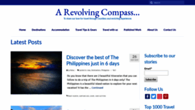 What Revolvingcompass.com website looked like in 2019 (4 years ago)