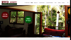 What Rwdjoinery.com.au website looked like in 2019 (4 years ago)