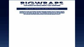 What Rigwraps.com website looked like in 2019 (4 years ago)