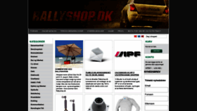 What Rallyshop.dk website looked like in 2019 (4 years ago)