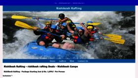 What Rishikeshrafting.co website looked like in 2019 (4 years ago)