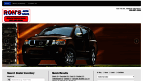 What Ronsautosalesmankato.com website looked like in 2019 (4 years ago)