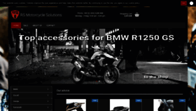 What Rs-motorcyclesolutions.com website looked like in 2019 (4 years ago)