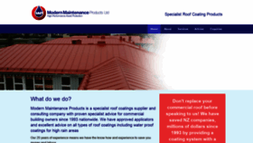 What Roofcoatingmaintenance.co.nz website looked like in 2019 (4 years ago)