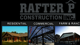 What Rafterpconstruction.com website looked like in 2019 (4 years ago)