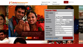 What Reddymatrimony.com website looked like in 2019 (4 years ago)