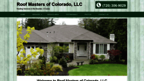 What Roof-masters-colorado.com website looked like in 2019 (4 years ago)