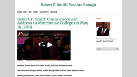 What Robertfsmith.org website looked like in 2019 (4 years ago)