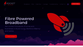 What Rocketbroadband.ie website looked like in 2019 (4 years ago)