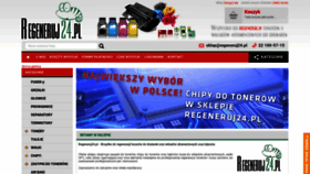 What Regeneruj24.pl website looked like in 2019 (4 years ago)