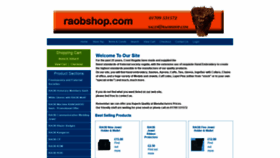 What Raobshop.com website looked like in 2019 (4 years ago)