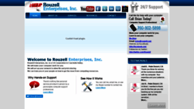 What Rouzell.com website looked like in 2019 (4 years ago)