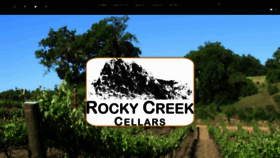 What Rockycreekcellars.com website looked like in 2019 (4 years ago)