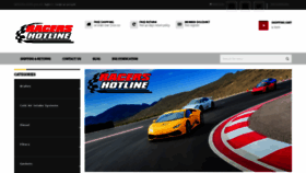 What Racershotline.com website looked like in 2019 (4 years ago)