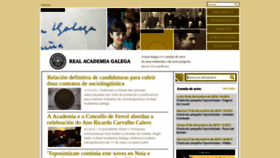 What Realacademiagalega.org website looked like in 2019 (4 years ago)