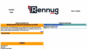 What Rennug.com website looked like in 2019 (4 years ago)