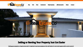 What Realestateco.net.au website looked like in 2019 (4 years ago)