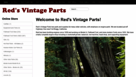 What Reds-vintage-parts.com website looked like in 2019 (4 years ago)