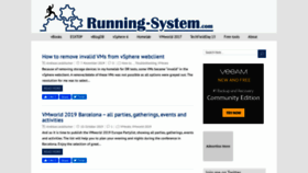 What Running-system.com website looked like in 2019 (4 years ago)