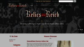 What Relicsofthereich.com website looked like in 2019 (4 years ago)