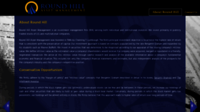 What Rhill.com website looked like in 2019 (4 years ago)