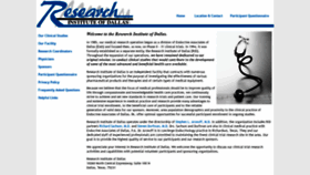 What Researchdallas.com website looked like in 2019 (4 years ago)