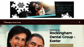 What Rockinghamdentalgroupexeter.com website looked like in 2019 (4 years ago)
