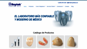 What Reyteklab.com website looked like in 2019 (6 years ago)