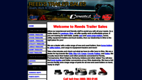 What Reedstrailersales.com website looked like in 2019 (6 years ago)