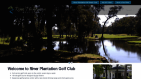 What Riverplantationgolfclub.com website looked like in 2019 (4 years ago)