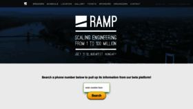 What Rampconf.com website looked like in 2019 (4 years ago)