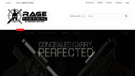 What Ragetactical.com website looked like in 2019 (4 years ago)