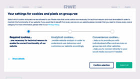 What Rwe.com website looked like in 2019 (4 years ago)