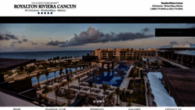 What Royaltonrivieracancunhotel.com website looked like in 2019 (4 years ago)