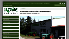 What Roewe-landtechnik.de website looked like in 2019 (4 years ago)
