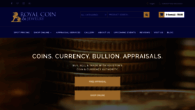 What Royalcoin.com website looked like in 2019 (4 years ago)