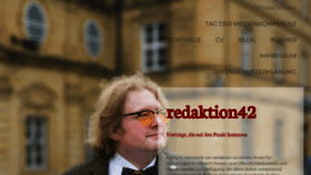 What Redaktion42.de website looked like in 2019 (4 years ago)