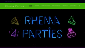 What Rhemaparties.com website looked like in 2019 (4 years ago)