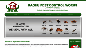 What Raghupestcontrol.com website looked like in 2019 (4 years ago)