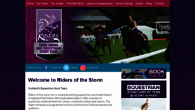 What Ridersofthestorm.co.uk website looked like in 2019 (4 years ago)