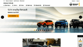 What Renault-melnik.cz website looked like in 2019 (6 years ago)