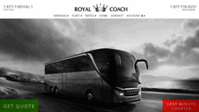 What Royalcoachusa.com website looked like in 2019 (4 years ago)