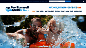 What Romanellipools.com website looked like in 2019 (4 years ago)