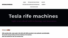 What Rifemachineusa.com website looked like in 2019 (4 years ago)